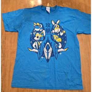Vintage Strike Fox Star Force Blue T Shirt Graphic Tee Youth LARGE Free Shipping